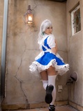 cosplay美女套图 c77 Sakuya Izayoi　白丝假发扮相(1)(98)